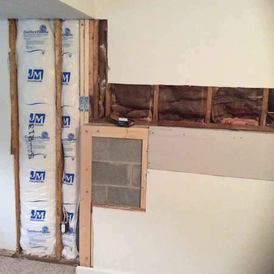 Wall insulation replacement during Odor Removal & Deodorization in Payson
